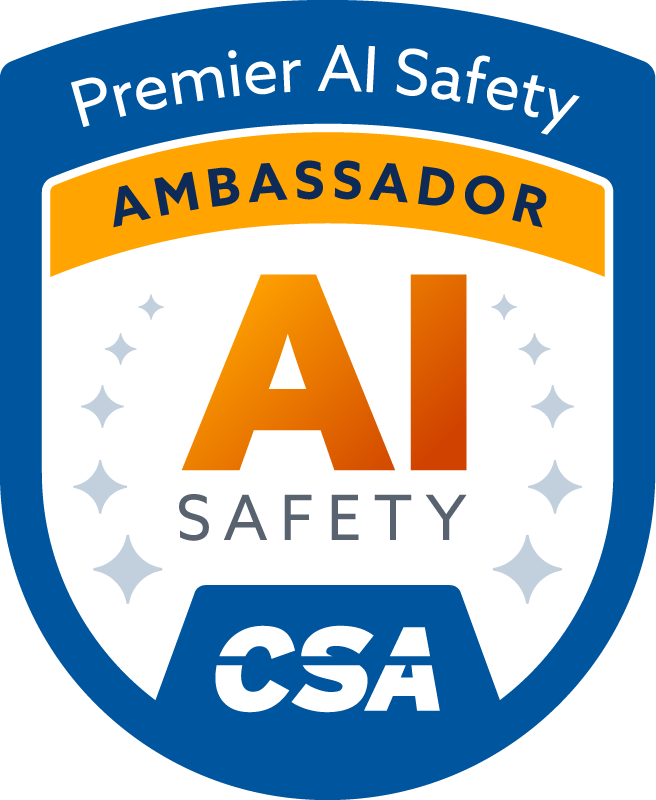CSA Premier AI Safety Ambassador badge